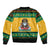 Jamaica Christmas Sleeve Zip Bomber Jacket Have Ah Irie Irie Christmas - Wonder Print Shop