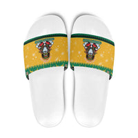 Jamaica Christmas Slide Sandals Have Ah Irie Irie Christmas - Wonder Print Shop