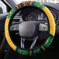 Jamaica Christmas Steering Wheel Cover Have Ah Irie Irie Christmas - Wonder Print Shop