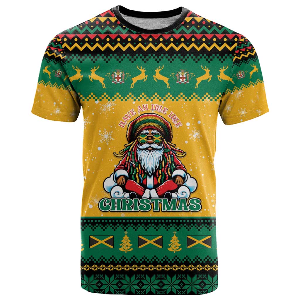 Jamaica Christmas T Shirt Have Ah Irie Irie Christmas - Wonder Print Shop