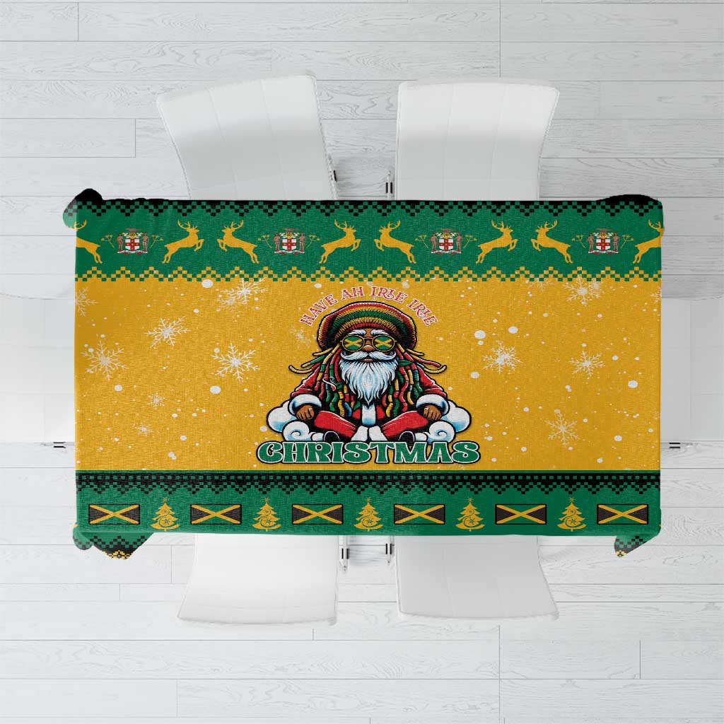 Jamaica Christmas Tablecloth Have Ah Irie Irie Christmas - Wonder Print Shop