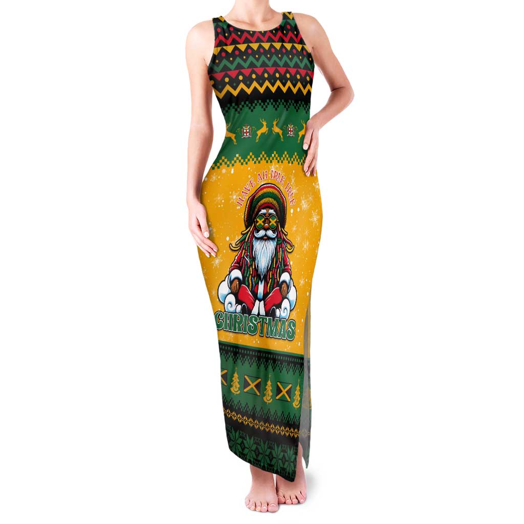 Jamaica Christmas Tank Maxi Dress Have Ah Irie Irie Christmas - Wonder Print Shop