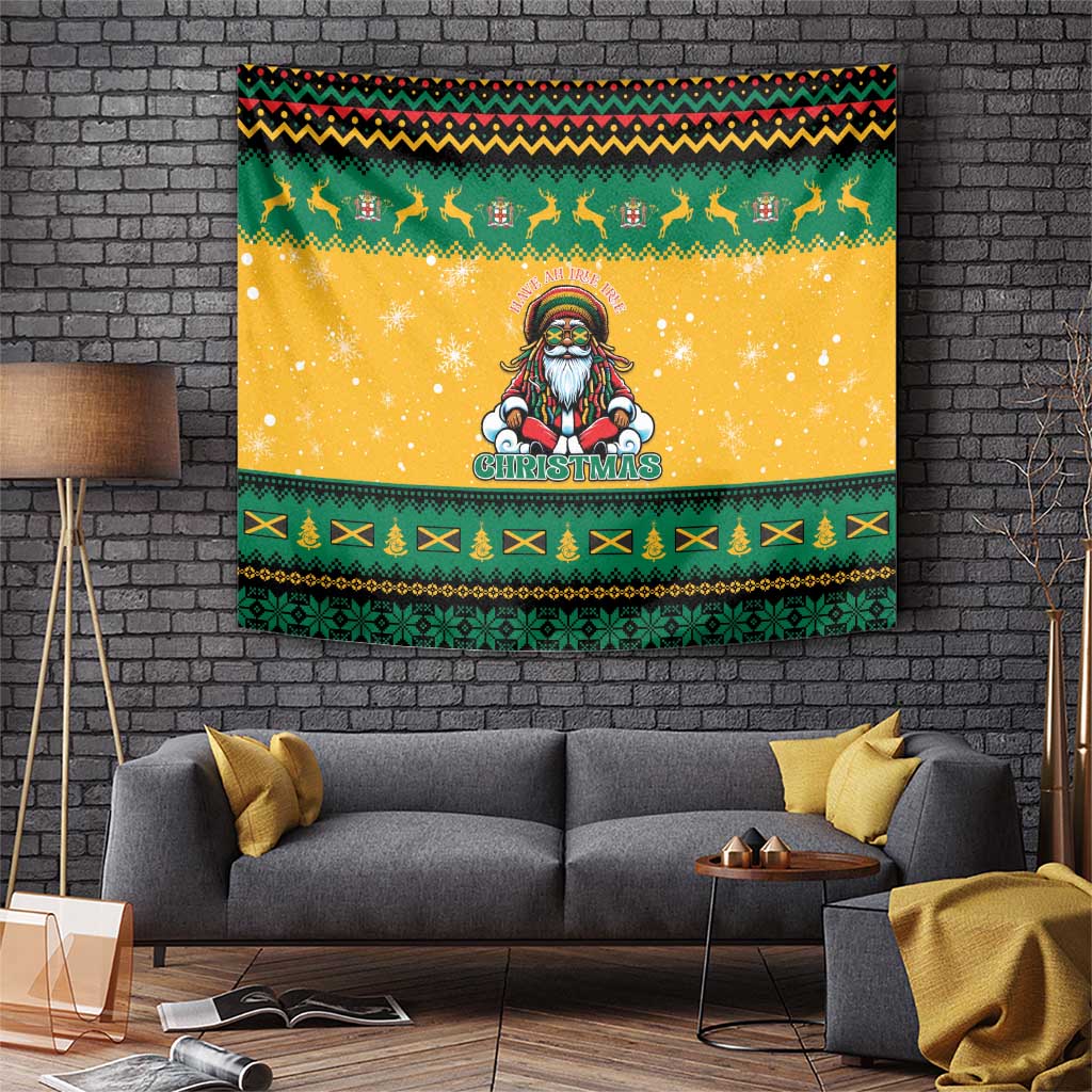 Jamaica Christmas Tapestry Have Ah Irie Irie Christmas - Wonder Print Shop