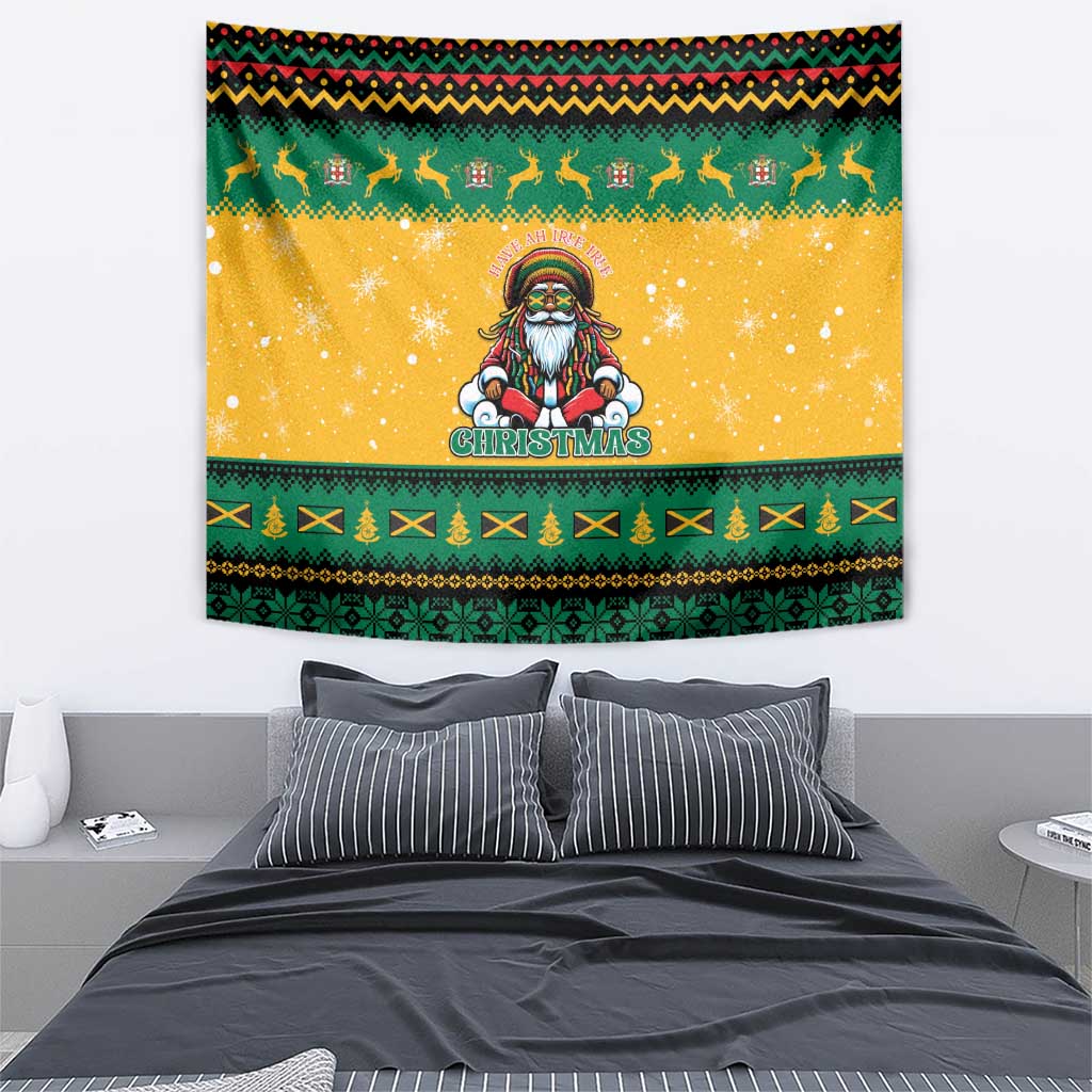 Jamaica Christmas Tapestry Have Ah Irie Irie Christmas - Wonder Print Shop