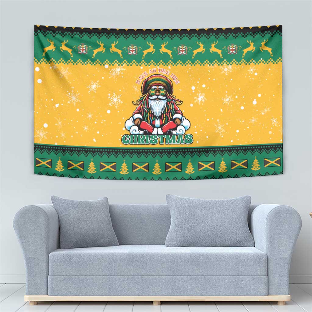 Jamaica Christmas Tapestry Have Ah Irie Irie Christmas - Wonder Print Shop