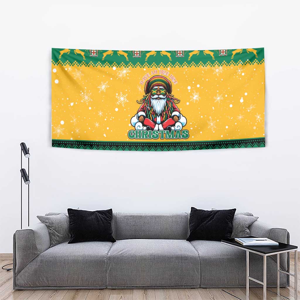 Jamaica Christmas Tapestry Have Ah Irie Irie Christmas - Wonder Print Shop