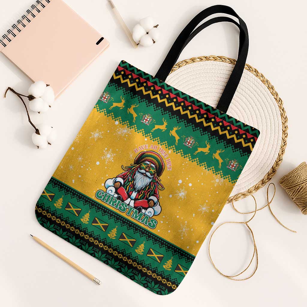 Jamaica Christmas Tote Bag Have Ah Irie Irie Christmas - Wonder Print Shop
