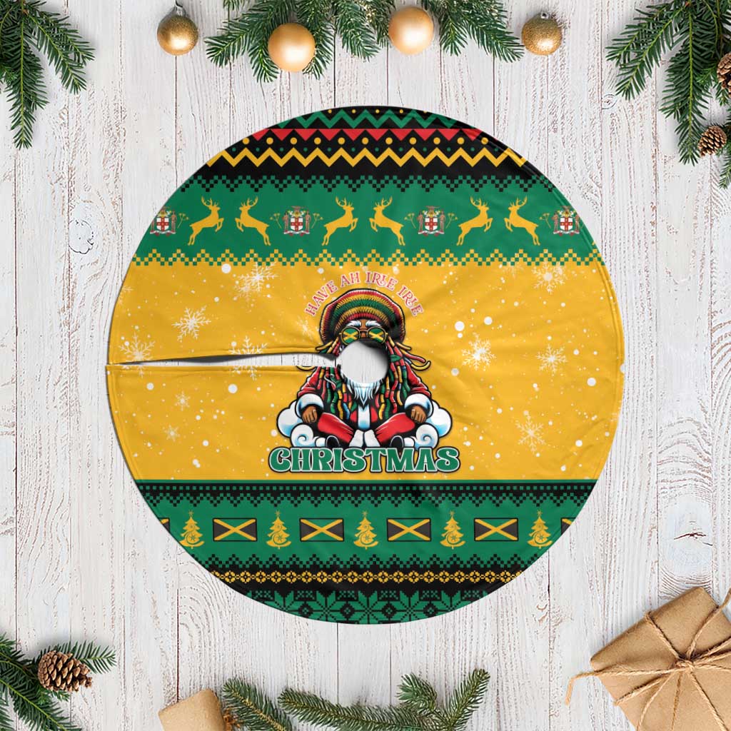Jamaica Christmas Tree Skirt Have Ah Irie Irie Christmas - Wonder Print Shop
