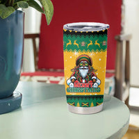 Jamaica Christmas Tumbler Cup Have Ah Irie Irie Christmas - Wonder Print Shop
