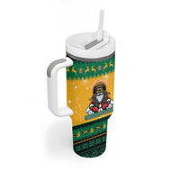 Jamaica Christmas Tumbler With Handle Have Ah Irie Irie Christmas - Wonder Print Shop