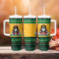 Jamaica Christmas Tumbler With Handle Have Ah Irie Irie Christmas - Wonder Print Shop