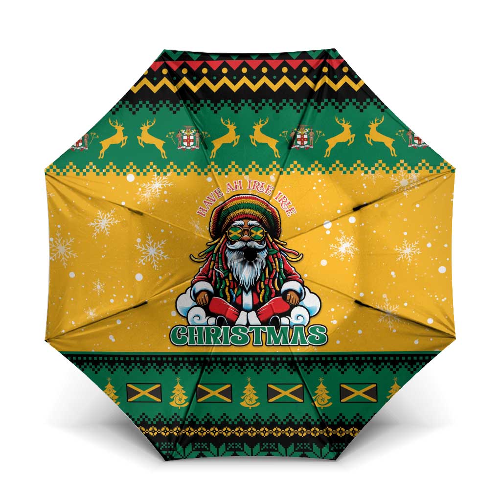 Jamaica Christmas Umbrella Have Ah Irie Irie Christmas - Wonder Print Shop