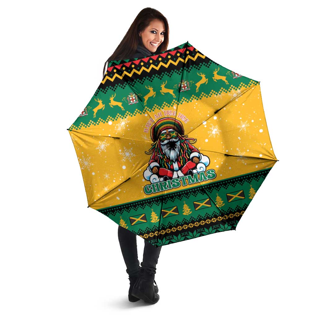 Jamaica Christmas Umbrella Have Ah Irie Irie Christmas - Wonder Print Shop
