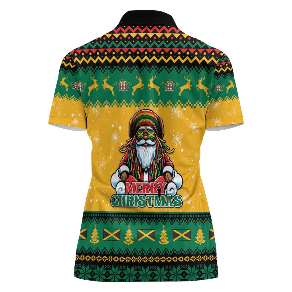 Jamaica Christmas Women Polo Shirt Have Ah Irie Irie Christmas - Wonder Print Shop