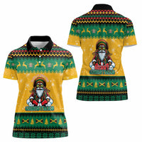 Jamaica Christmas Women Polo Shirt Have Ah Irie Irie Christmas - Wonder Print Shop