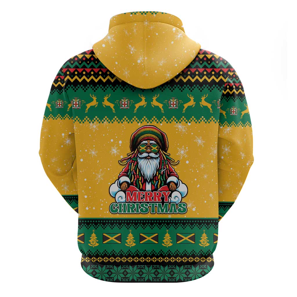 Jamaica Christmas Zip Hoodie Have Ah Irie Irie Christmas - Wonder Print Shop