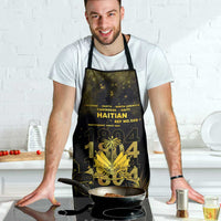 Haiti 1804 Apron Gold Tropical Leaves And Coat Of Arms - Wonder Print Shop