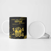 Haiti 1804 Ceramic Mug Gold Tropical Leaves And Coat Of Arms - Wonder Print Shop