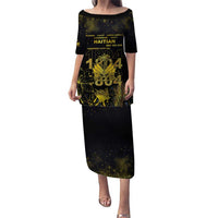 Haiti 1804 Puletasi Gold Tropical Leaves And Coat Of Arms - Wonder Print Shop