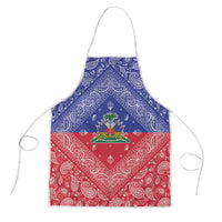 Haiti Paisley Apron Haitian Flag Bandana Style - Wonder Print Shop