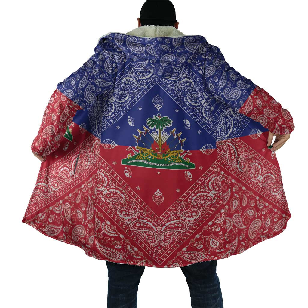 Haiti Paisley Cloak Haitian Flag Bandana Style - Wonder Print Shop