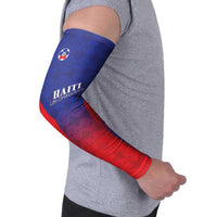 Custom Haiti Football Arm Sleeves Sporty Style - Wonder Print Shop