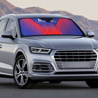 Haiti Football Auto Sun Shade Sporty Style - Wonder Print Shop