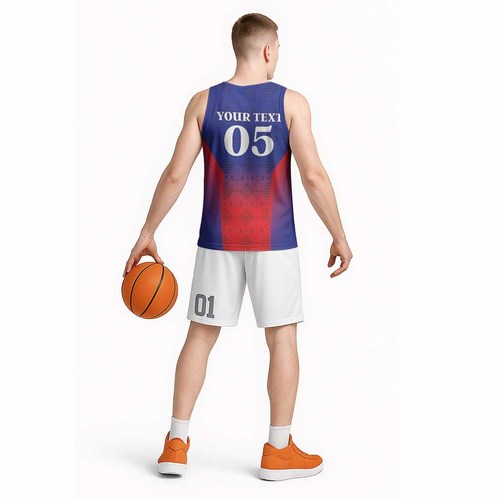 Custom Haiti Football Basketball Jersey Sporty Style - Wonder Print Shop