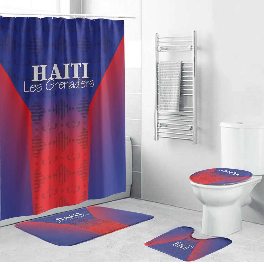 Haiti Football Bathroom Set Sporty Style - Wonder Print Shop