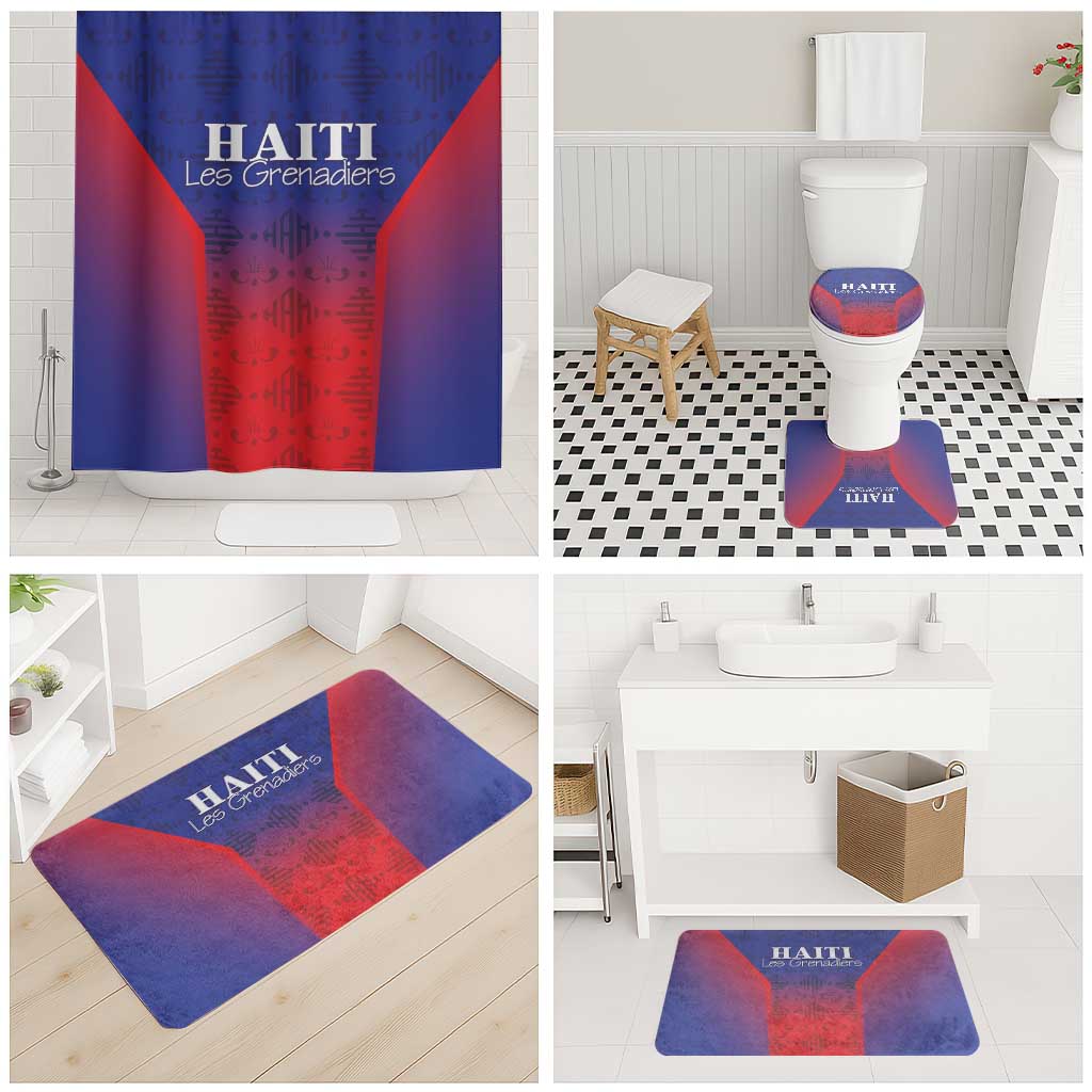 Haiti Football Bathroom Set Sporty Style - Wonder Print Shop