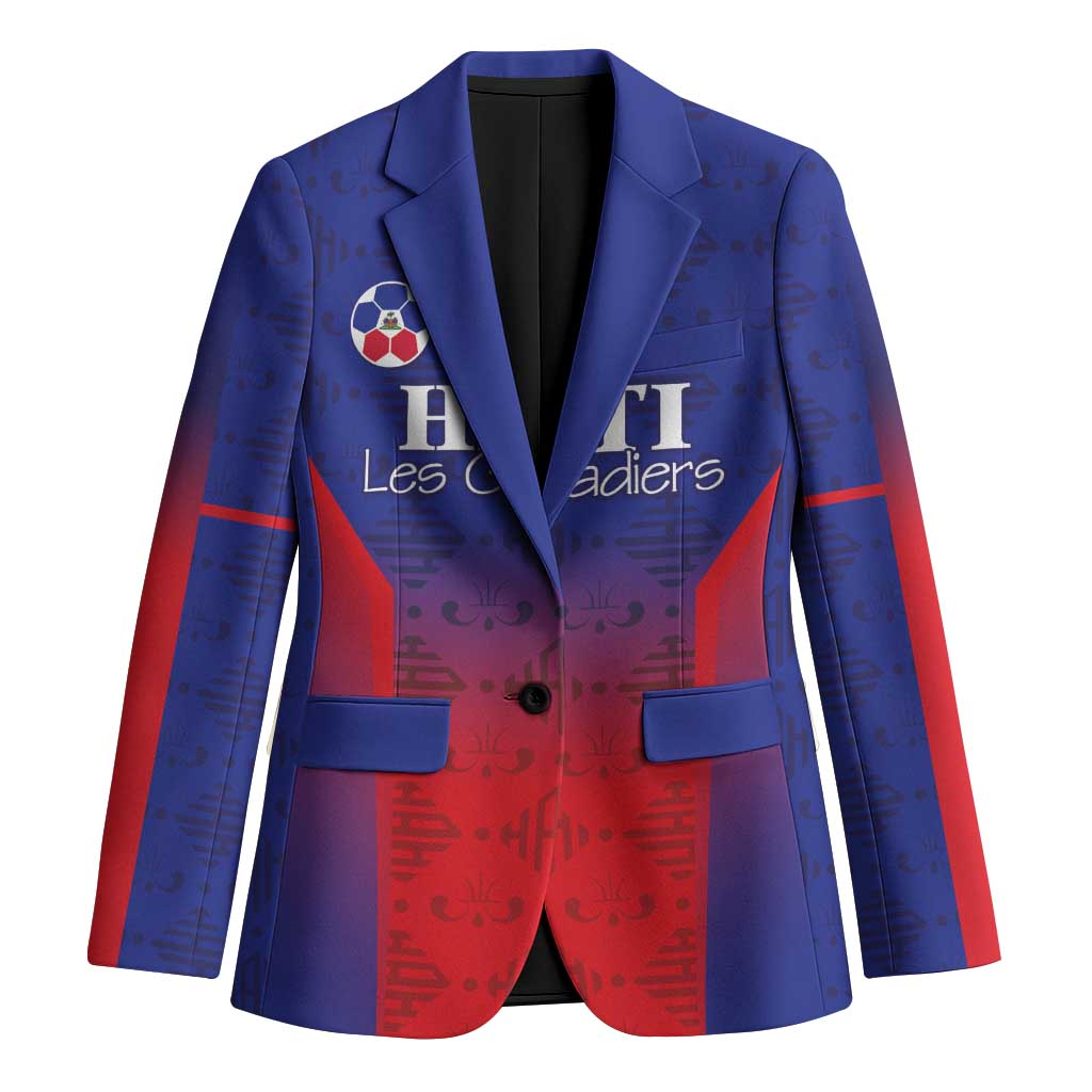 Custom Haiti Football Blazer Sporty Style - Wonder Print Shop