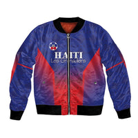 Custom Haiti Football Bomber Jacket Sporty Style - Wonder Print Shop