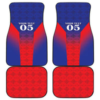 Custom Haiti Football Car Mats Sporty Style - Wonder Print Shop