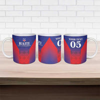 Custom Haiti Football Ceramic Mug Sporty Style - Wonder Print Shop