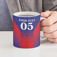 Custom Haiti Football Ceramic Mug Sporty Style - Wonder Print Shop