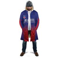 Custom Haiti Football Cloak Sporty Style - Wonder Print Shop