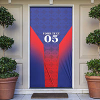 Custom Haiti Football Door Cover Sporty Style - Wonder Print Shop