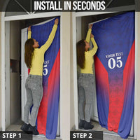 Custom Haiti Football Door Cover Sporty Style - Wonder Print Shop