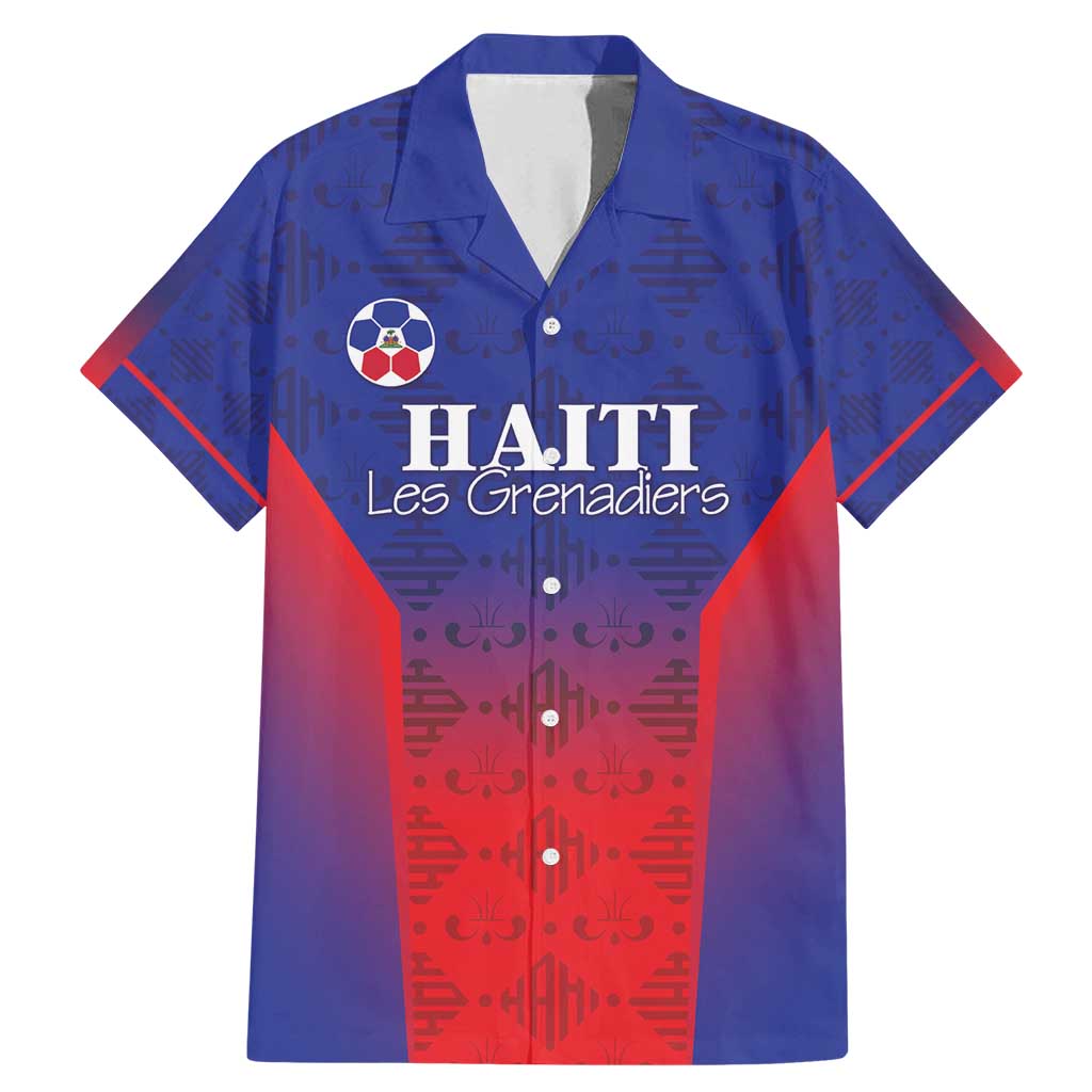 Custom Haiti Football Family Matching Mermaid Dress and Hawaiian Shirt Sporty Style - Wonder Print Shop