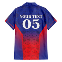 Custom Haiti Football Family Matching Off The Shoulder Long Sleeve Dress and Hawaiian Shirt Sporty Style - Wonder Print Shop