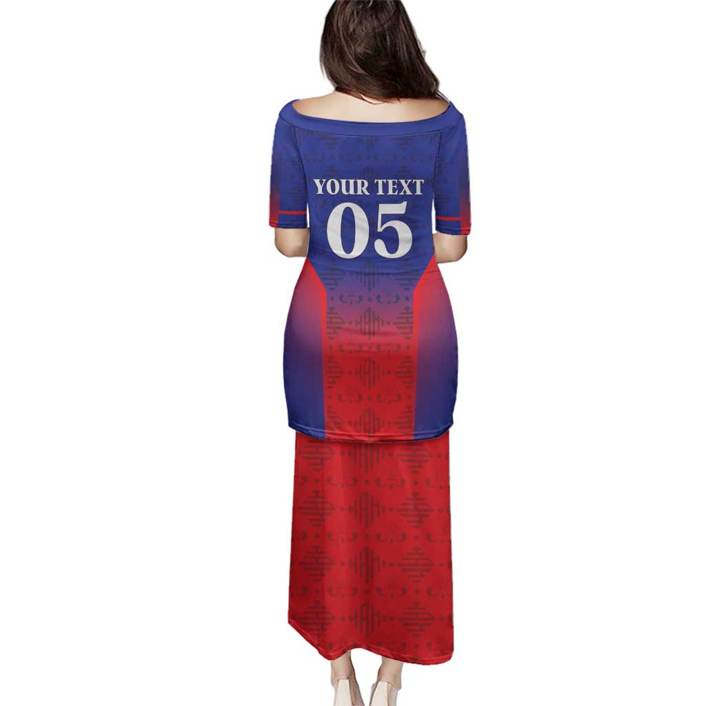 Custom Haiti Football Family Matching Puletasi and Hawaiian Shirt Sporty Style - Wonder Print Shop