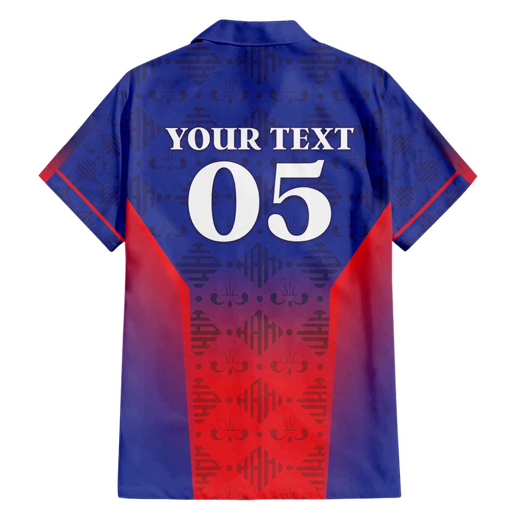 Custom Haiti Football Family Matching Short Sleeve Bodycon Dress and Hawaiian Shirt Sporty Style - Wonder Print Shop