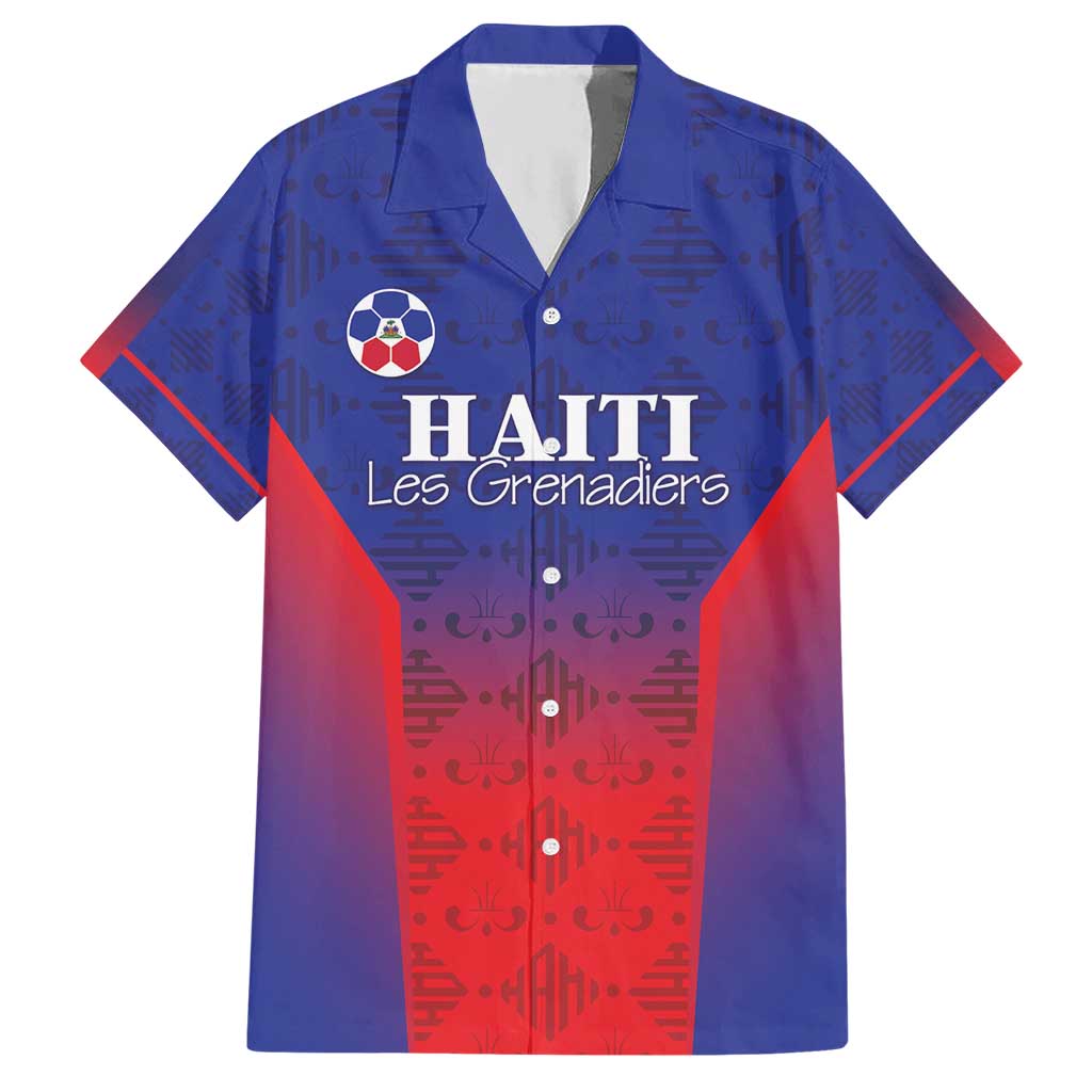 Custom Haiti Football Hawaiian Shirt Sporty Style - Wonder Print Shop
