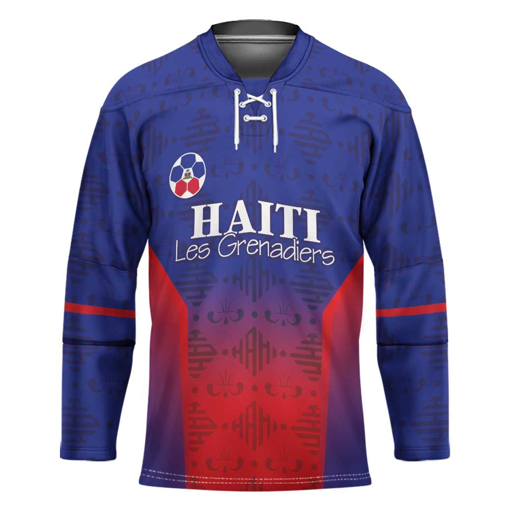 Custom Haiti Football Hockey Jersey Sporty Style - Wonder Print Shop