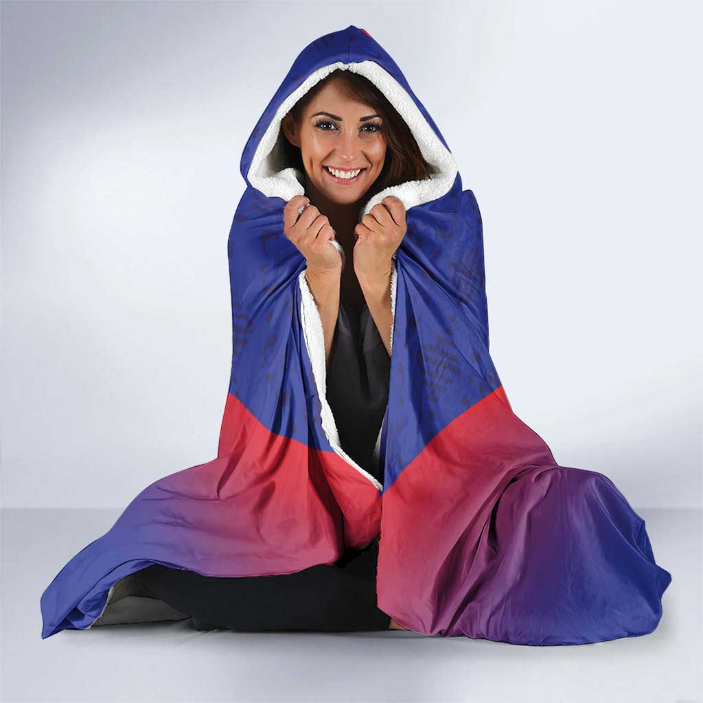 Haiti Football Hooded Blanket Sporty Style - Wonder Print Shop