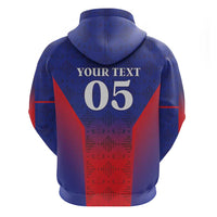 Custom Haiti Football Hoodie Sporty Style - Wonder Print Shop