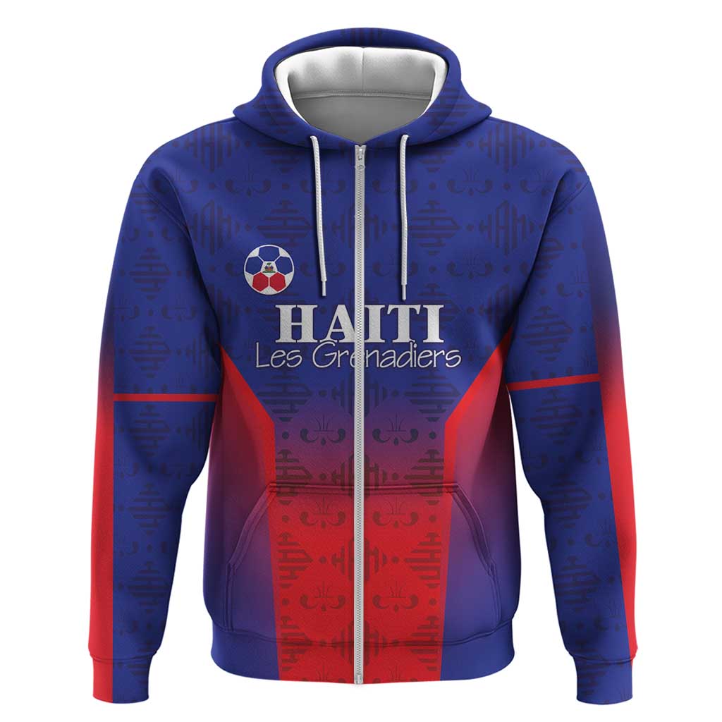 Custom Haiti Football Hoodie Sporty Style - Wonder Print Shop