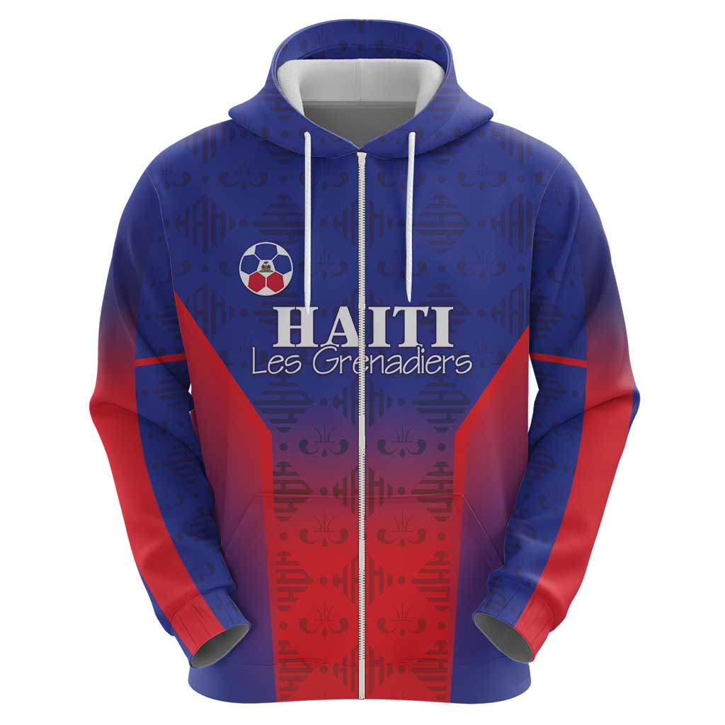 Custom Haiti Football Hoodie Sporty Style - Wonder Print Shop