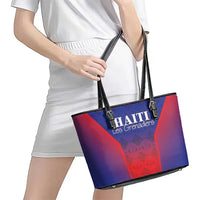 Haiti Football Leather Tote Bag Sporty Style - Wonder Print Shop