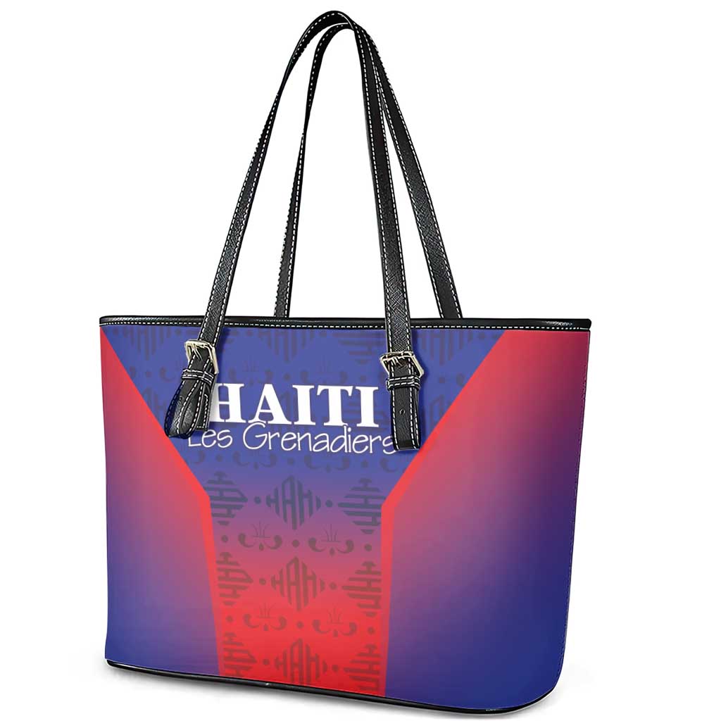 Haiti Football Leather Tote Bag Sporty Style - Wonder Print Shop